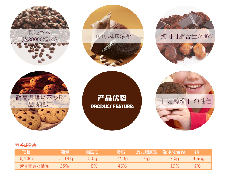 妙緣耐焙烤醇黑巧克力豆 妙緣耐焙烤醇黑巧克力豆